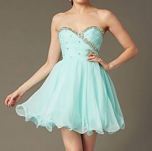 NWT Morí Lee Mint Party Prom Dress Size 2
